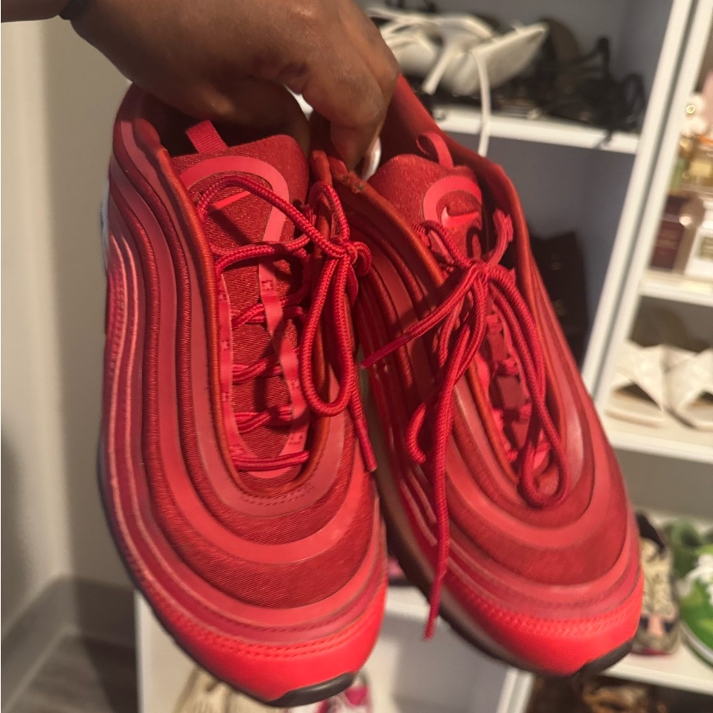 Nike Air Max 97 red trainers